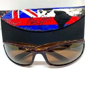 MAUI JIM HOKU SUNGLASSES TORTOISE GOOD PRE-OWNED CONDITION